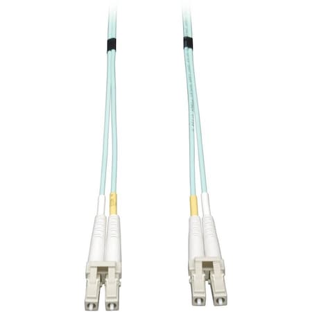 Eaton Tripp Lite Series 10Gb Duplex Multimode 50/125 OM3 LSZH Fiber Patch Cable LC/LC - Aqua, 3M 10 N820-03M