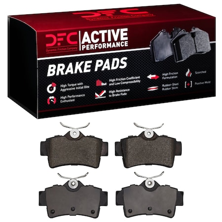 Dfc Active Performance, Disc Brake Pad Set,  1115-0627-10
