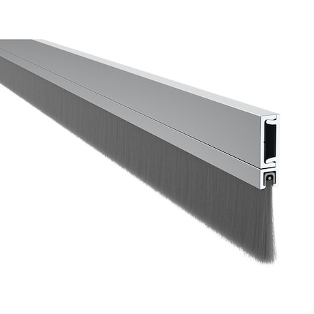Pemko 293100CNB36 36" Door Bottom Sweep with 1" Nylon Brush Aluminum 293100CNB36