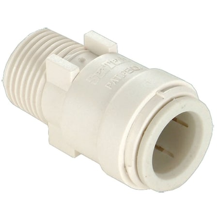 Watts 35 Series 3501-1008 Connector, 1/2 in, CTS x NPT x Male, Polysulfide, 250 psi Pressure 3501-1008/P-610