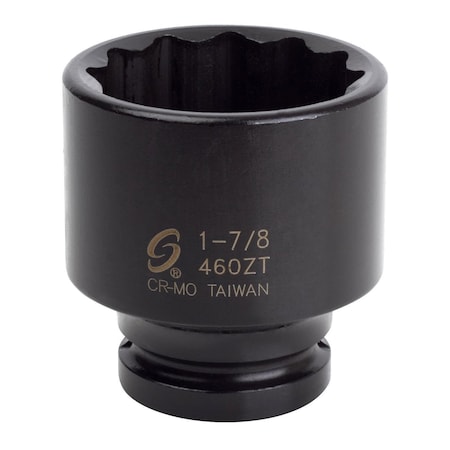 Sunex 3/4 in Drive 1-7/8 in 12-Point Thin Wall Impact Socket 460ZT