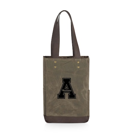 Picnic Time Family Of Brands NCAA App State Mountaineers 2 Bottle Insulated Wine Bag 536-02-140-794-0
