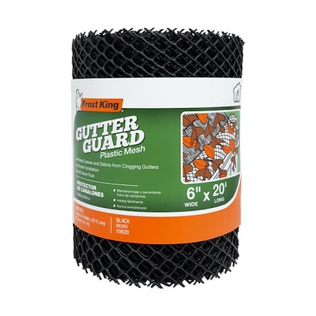 Frost King Gutter and Downspout, Black VX620