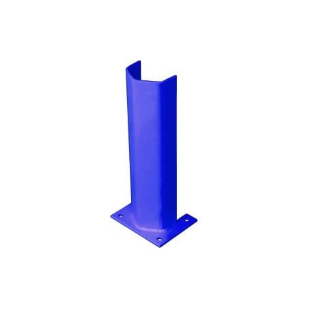 Bluff Mfg 3/8" Thick 18" H Steel Post Protector Blue 3/8PO18BL