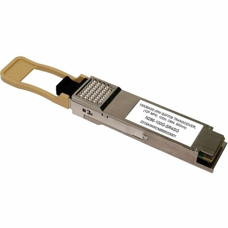 Eaton Eaton Transceiver Module, QSFP28, 100Gbps, 100m, Multimode, MTP/MPO N286-100G-SR4SG