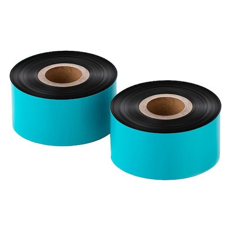 Zoro Select THERMAL TRANSFER RIBBON, Wax, Black RD1571181W-Tr