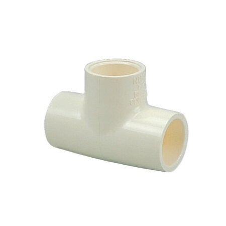 Nibco Pipe Elbow, 1/2 in, Slip, 90 deg Angle, CPVC, White T00100J