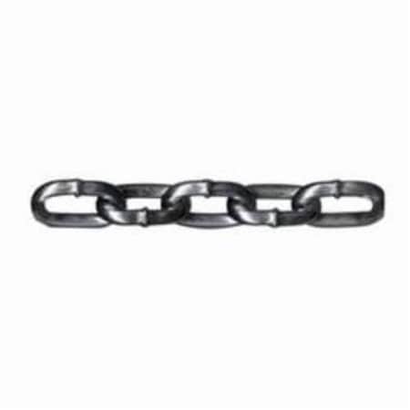 Cm Welded Proof Coil Chain, Standard Link, 3/16 in Trade, 800 lb Load, 30 Grade, 850 ft L 671440