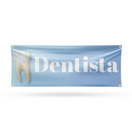 Signmission Dentista, 18 Inch x 48 Inch, Vinyl Banner B-30542
