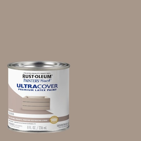 Rust-Oleum Painters Touch 2X Ultra Cover Premium Latex Paint Gloss Almond 1/2 Pt. 1994730