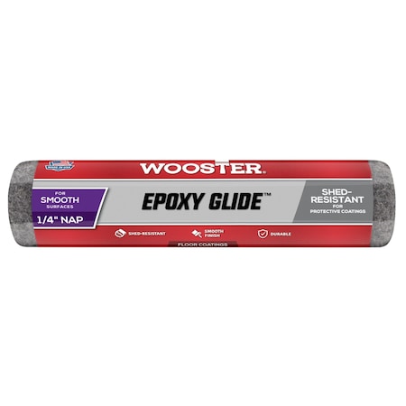 Wooster 9" Paint Roller Cover, 1/4" Nap Nap, Fabric R232