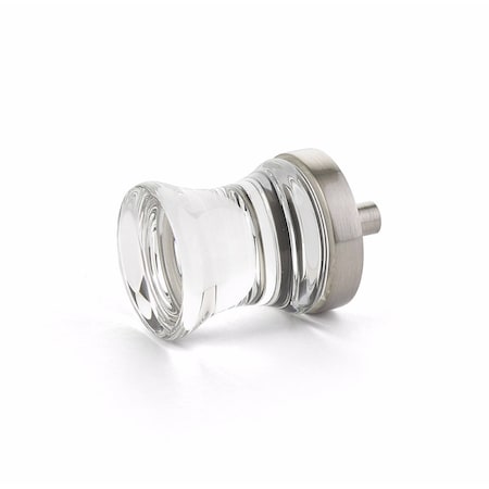 Schaub 1-1/8in City Lights Cabinet Knob Satin Nickel Finish 76-15