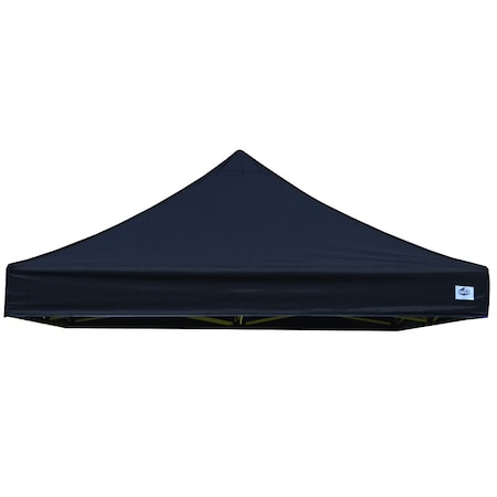King Canopy 10ftx10ft Instant Pop-up Cover, Polyester, fits 9ft8inx9ft8in Frame, Frame Not Included, Black INAT10BK