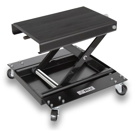 Pyle Pyle Motorcycle Lift, Scissor Jack Dolly - 1100 lbs Capacity, Heavy Duty, Collapsible, Portable PLMOTJC11