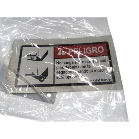 Agco DECAL/DANGER BLADES, AGCO OEM 4269716M1 4269716M1