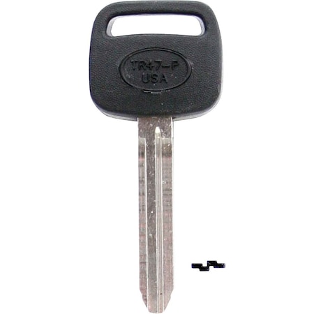 Kaba Ilco Toyota Nickel Plated Automotive Key, TR47-P, 5PK AJ01435123