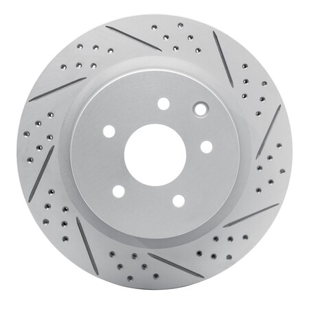 Dynamic Friction Co DFC Geoperformance Rotor - Drilled and Slotted 830-68009R