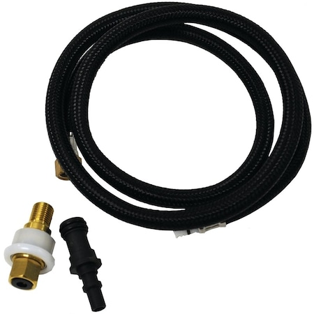 Danco Premium Series SideSpray Hose, 038 in Connection, Snap, 48 in L, PVC 10340