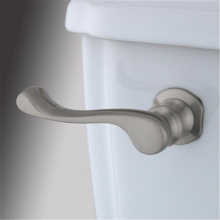 Pinpoint French Tank Lever - Satin Nickel PI910623