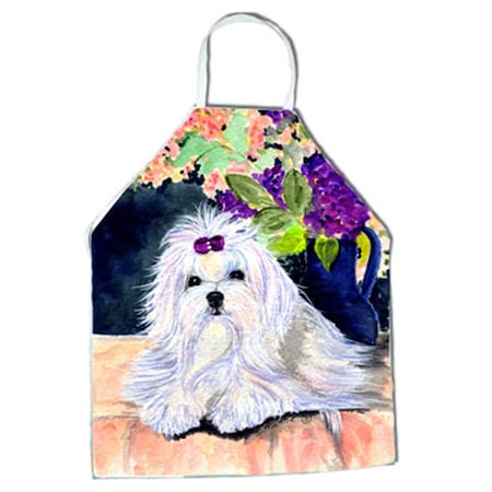 Carolines Treasures Maltese Apron - 27 x 31 in. SS8287APRON