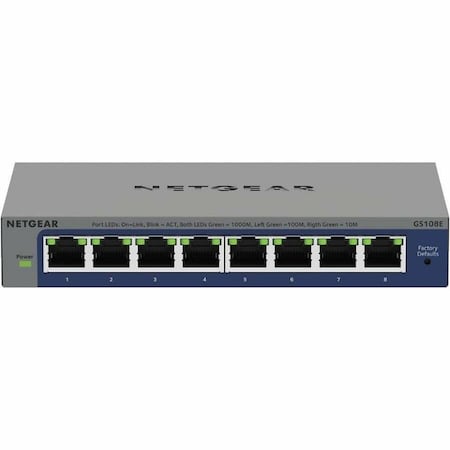 Netgear 8 Port Gig Plus Switch GS108E400NAS