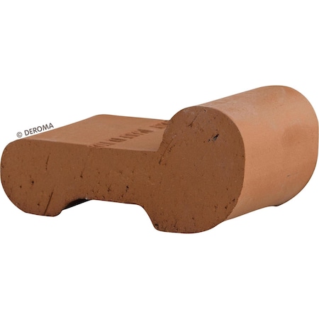 Deroma 1.45 in. H X 1.6 in. W Clay Standard Planter Feet Terracotta M9330FZ
