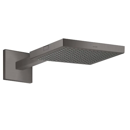 Axor ShowerSolutions Showerhead 240 1-Jet with Showerarm Trim, 2.5 GPM in Brushed Black Chrome 10925341