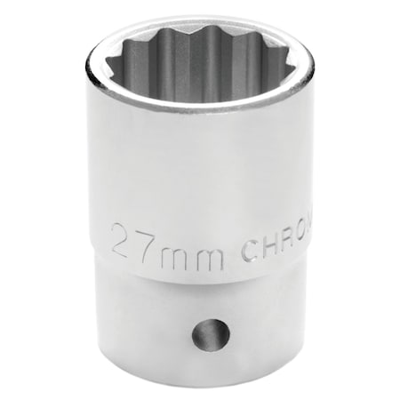 Performance Tool W34827 3/4" Drive 12-Point Standard Socket 27mm