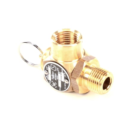 Cleveland Safety/Pressure Relief Valve, 35LB, 1/2in x 1/2in KE54941-3