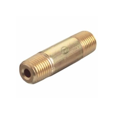 Western Enterprises Pipe Thread Nipples, 3,000 psig, Brass, 1/2 in NPT 312-BN-8-35HP