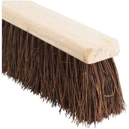 Genuine Joe Push Broomhead - 24 Length- Palmyra Fiber Bristles - 1 Each GJO99652