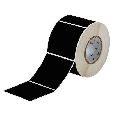 Brady Weather Resistant Polyester Outdoor Labels 4 in H x 4 in W Black 1000/RL THT-161-8591-1-BK