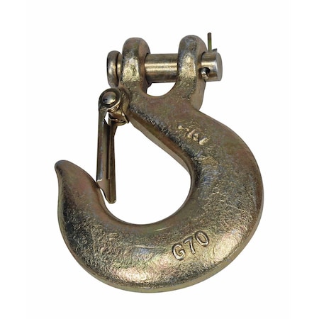 Doleco Slip Hooks 3/8" G70, Zinc Plated, With Safety Latch, 3/8", , 7,300 lbs WLL 23600060