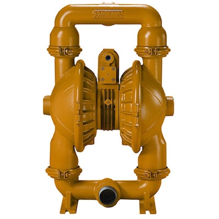 Dendesigns Air-Operated Aluminum Double Diaphragm Pump 2 in. NPT 155 GPM DE1112948