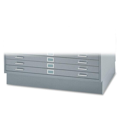 Safco Flat File Cabinet Base, Gray, Closed 4995GRR