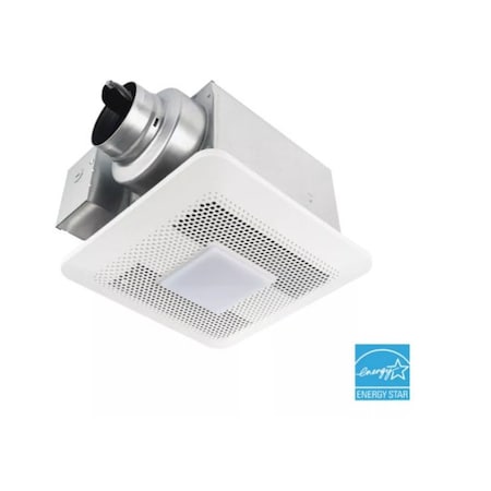 Panasonic Whisper Choice 80/110 CFM 0.3/0.4 Sones 120V Auto Bath Exhaust Fan with LED Light RG-C811LHA