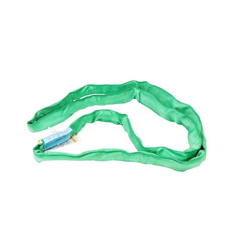 Doleco Round Sling Polyester 2" x 4' Green, 10,600 lbs WLL Basket 68200204