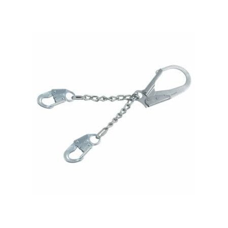 Dbi-Sala PRO Chain Rebar/Positioning Lanyards, 22 in, Self-Locking Snap Hook, 310 lb 098-1350200