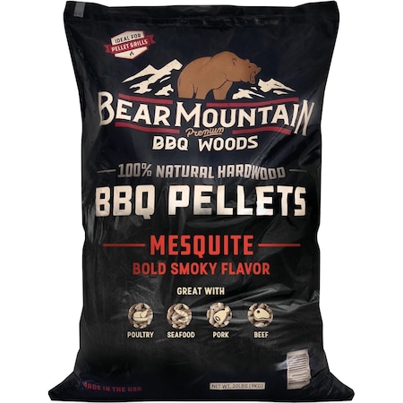 Bear Mountain Bbq Premium Woods 20 Lb. Mesquite Wood Pellet FK17