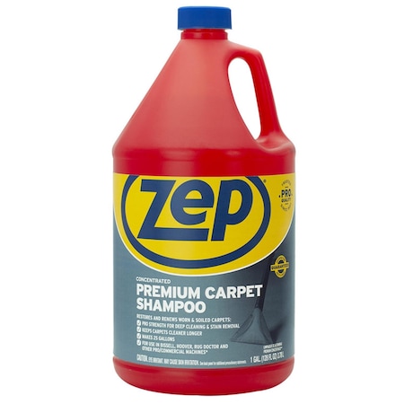 Zep Pleasant Scent Carpet Shampoo 128 oz Liquid ZUPXC128