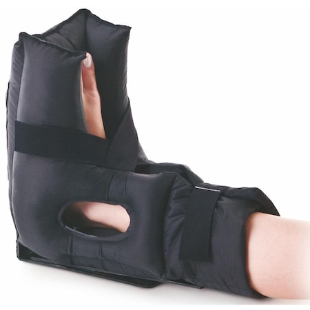 Medline Herbst Nylon Cradle Ankle Foot Orthoses, Black, Size L ORT27711L