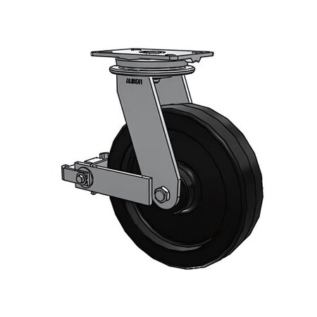 Albion HD-Raceway-12x3-Caster-Poly-Cam-Brake-7.25x5.25 90TM12501SP