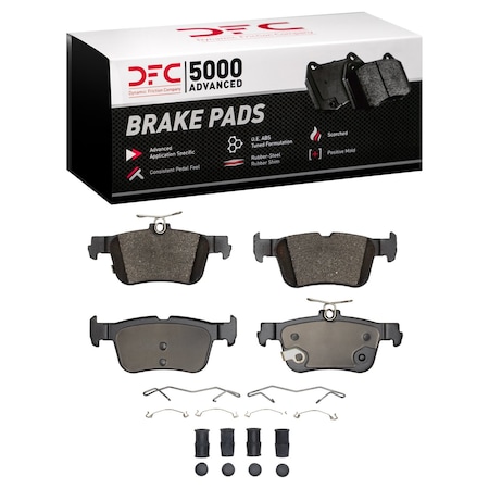 Dfc 5000 Advanced Disc Brake Pad Set, 1551-2384-01