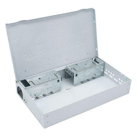 Jt Eaton Speedy Clean Repeater Multiple Catch Mouse Trap with Removable Ramps, White Powder Coating 424-WH