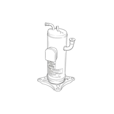 Mitsubishi Electric Scroll Compressor Enb52Fc-U R69064478