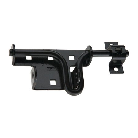 National Hardware Steel Sliding Bolt Door Gate Latch1, Black 5002373