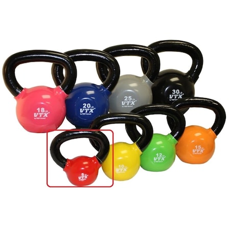 Vtx By Troy Barbell 5 Lb. Vinyl Dipped Kettlebell - Sold as a single kettlebell VKB-005