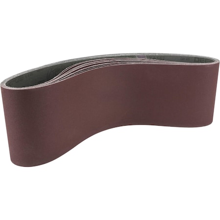 Grizzly 6" x 48" A/O Sanding Belt 120 Grit, 10PK H3518