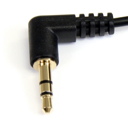 Startech.Com 3FT 3.5MM RIGHT ANGLE STEREO AUDIO CABLE MU3MMS2RA