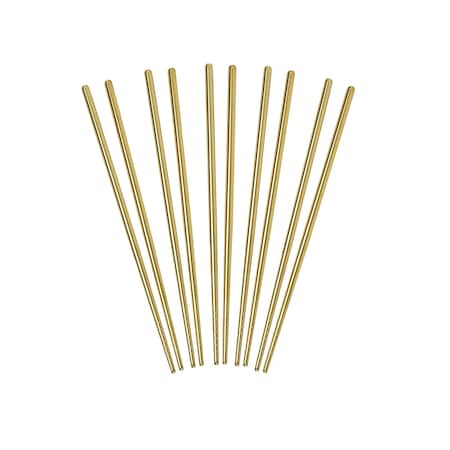 Helens Asian Kitchen Chopsticks Gold 5 pairs 97143